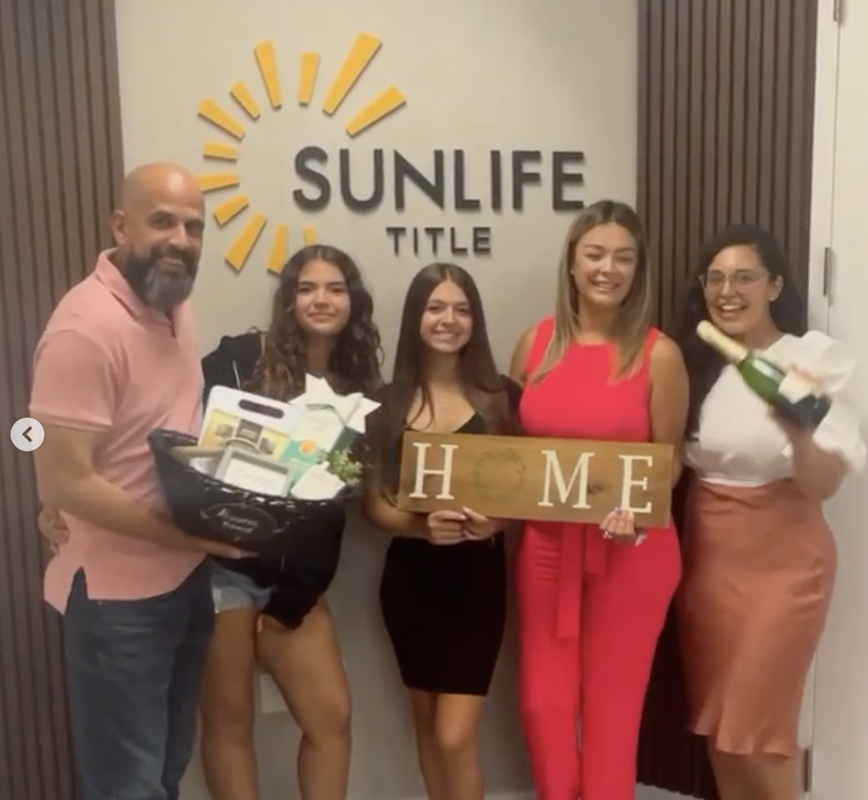 Welcome home — closing at Sunlife Title
